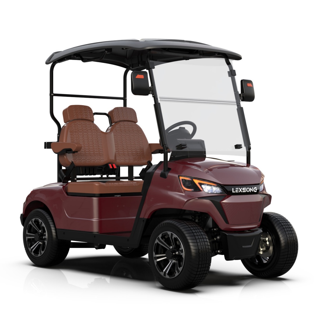 72V Lithium Golf Cart Four Passenger Shock Absorbing Suspension 150km Range All Terrain Electric Golf Cart