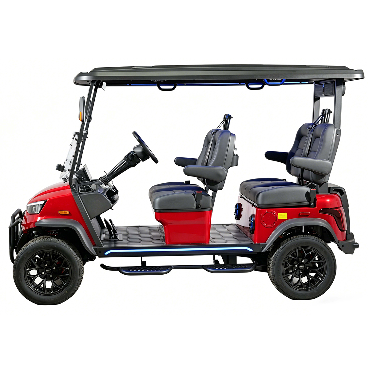 Customized Electric Golf Car 4 Seats Golf Buggy DC-G-F4 Golf Cart in Stock