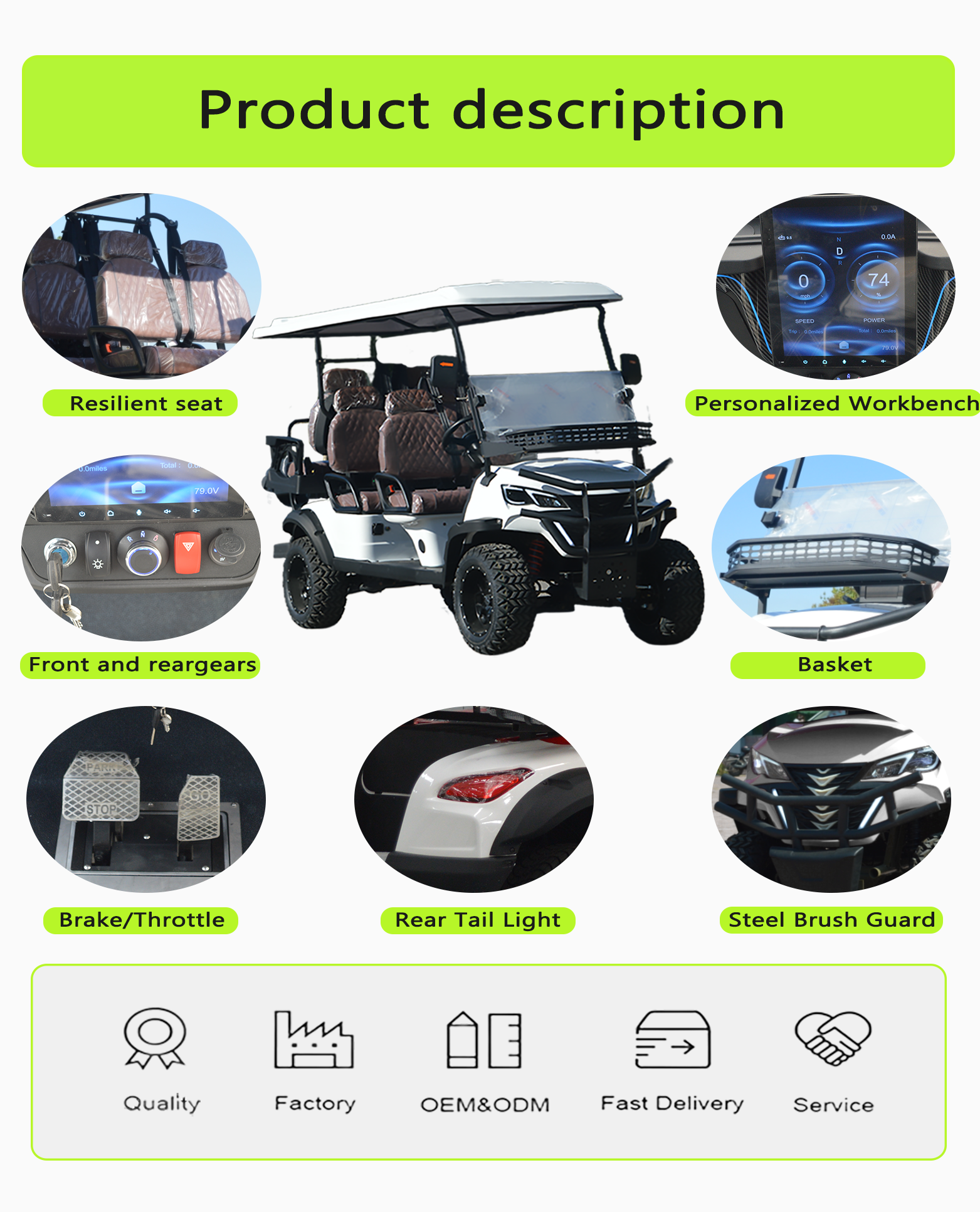 Electric Golf Cart Design 3