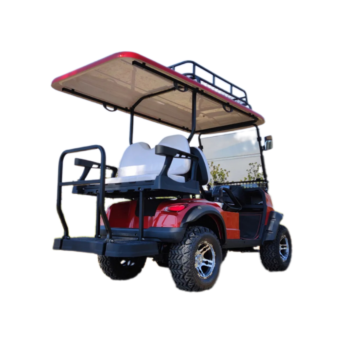 Seating Comfort 4 Wheel 4 Seater Sightseeing Bus Electric 32 Km/H 4 Passenger Electric Golf Cart