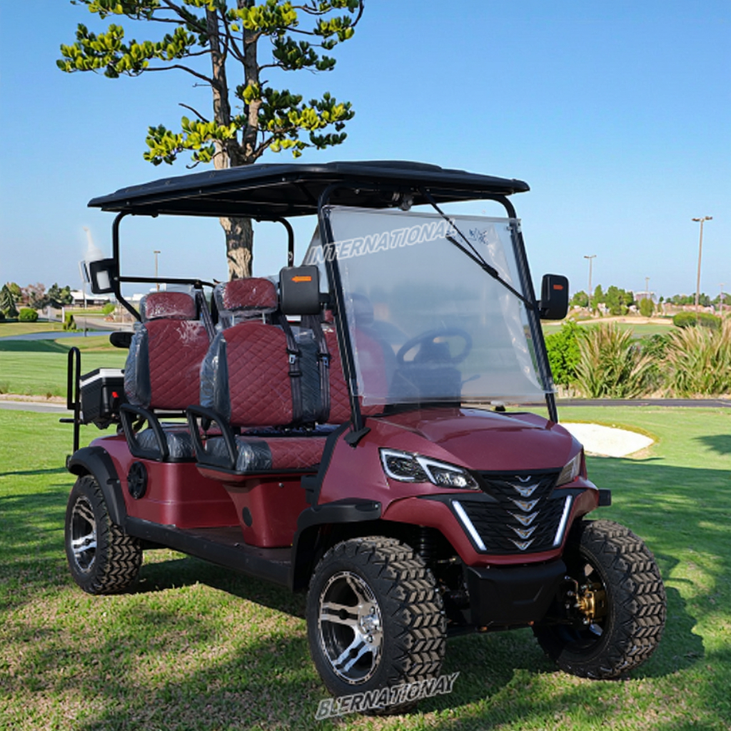 Electric Club Car Golf Cart Powered 4 Seater Lithium Golf Scooter Hunting Golf Buggy Car