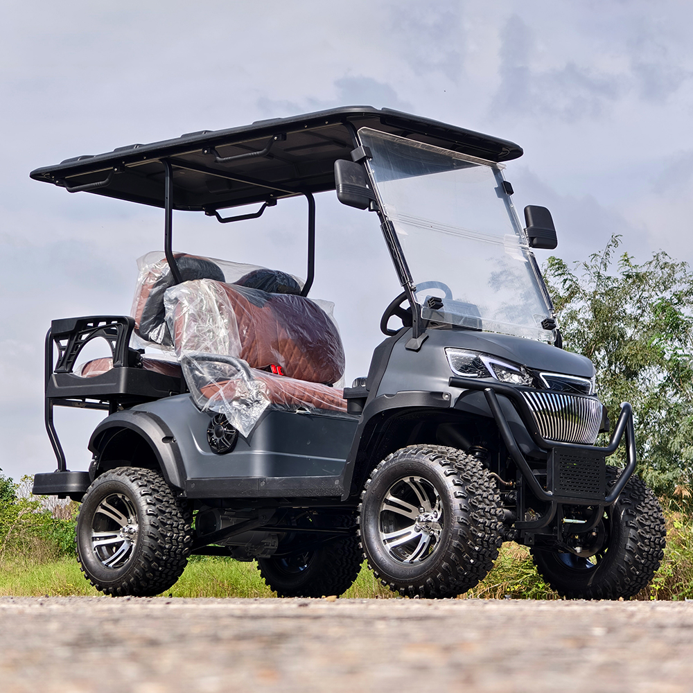 Chinese 48V/72V Lithium Street Legal Lifted Golf Car Buggy 3-4 Seater CE Certified 30-50Km/h 90km Range Electric Golf Cart