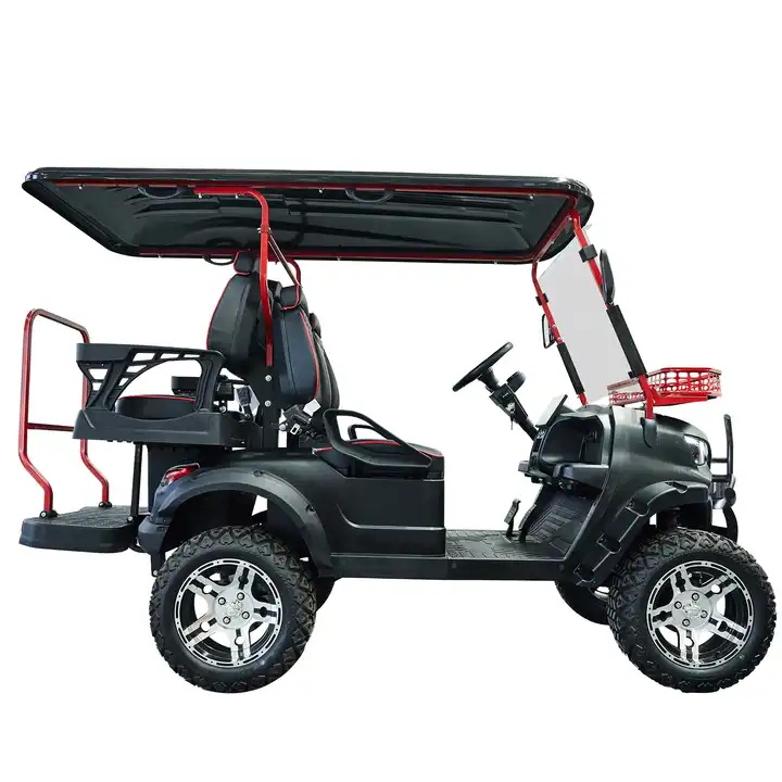 New Four Seat Buggy Golf Cart Street Legal Lithium Battery Powered Golf Cart 4 Seaters Passenger Whanlong Electric Golf Carts