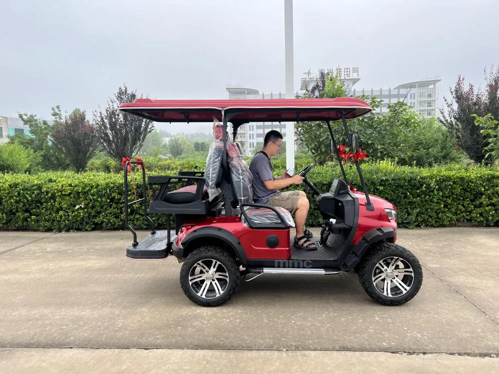 Luxurious Golf Cart Side View