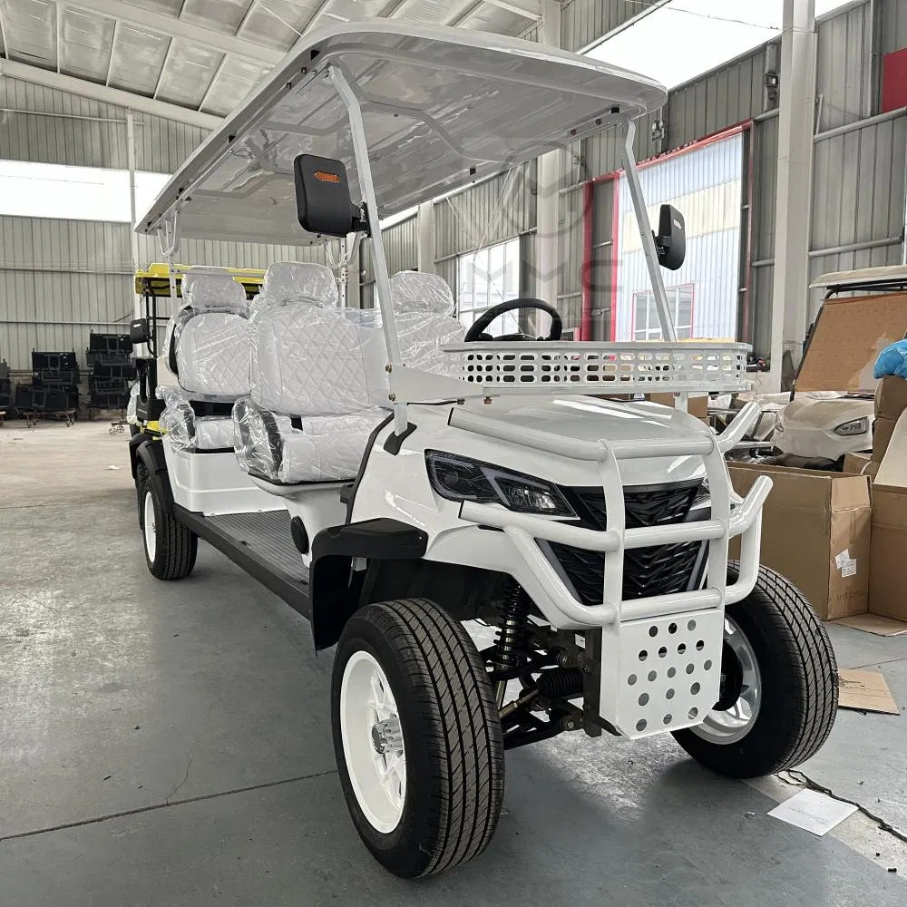 72V Lithium Battery 4 Wheel Golf Carts Solar Panels Powered off Road Electric Golf Cart 4 Seater