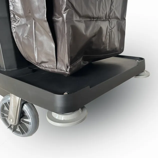 Powered Housekeeping Cart OEM Hotel Cleaning Trolley Room Service Maid Cart