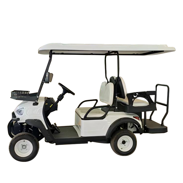 CE Certified 2+2 Seater Electric Golf Cart Chinese 48V &amp; 72V Battery Mini Buggy Car Street Legal Club Car for Sale
