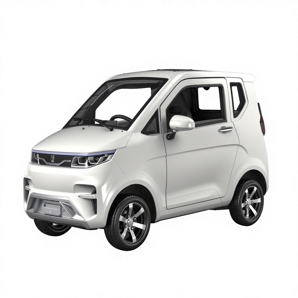 4 Wheel Enclosed Mobility Scooter Low Speed Electric Mini Car No Driver Licnese Need For Old People To Ride