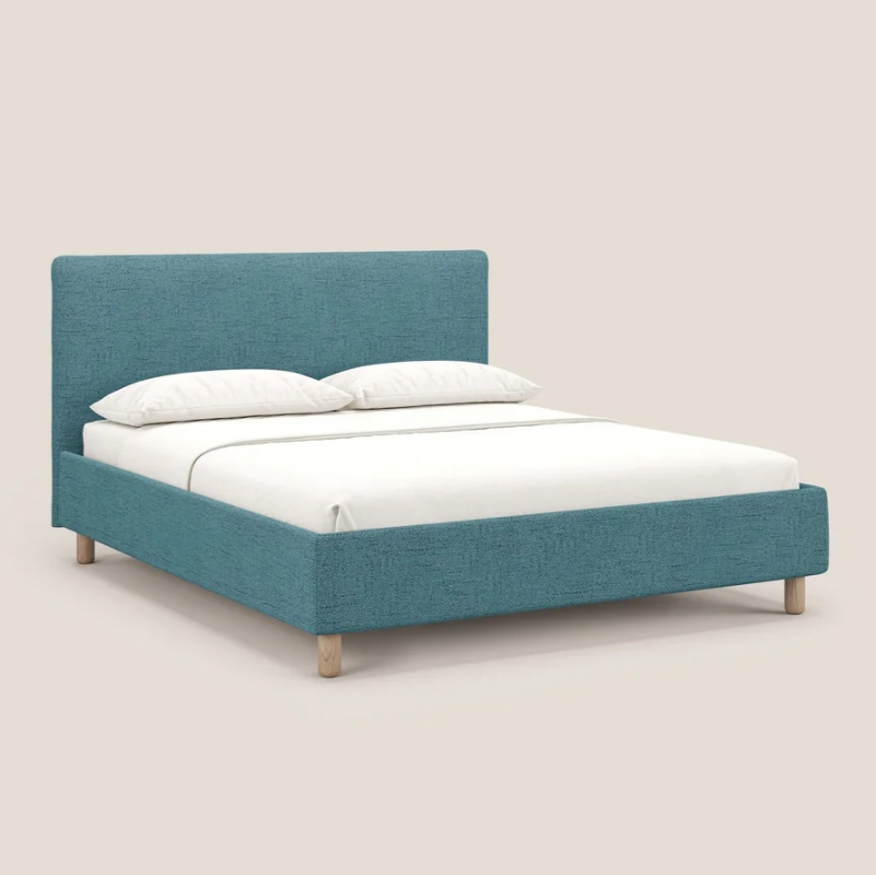 Cama com Suporte Lombar Ajustável, Estrutura de Cama Dobrável, Cama de Tamanho King e Queen com Armazenamento Hidráulico
