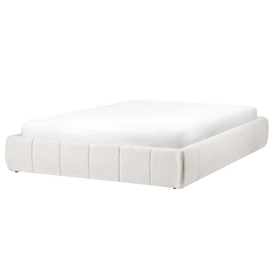 Apartamento Estúdio Espaço Eficiente Cama Estofada Cama de Plataforma Tamanho King com Armazenamento Estrutura de Cama para Colchão Fundação