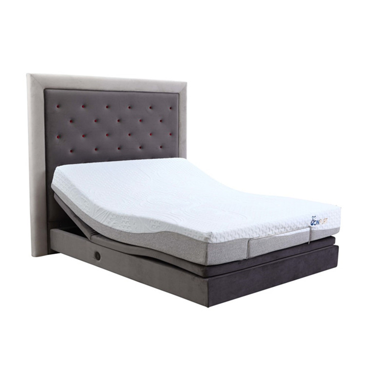 Móveis de Quarto Moderno Cama Ajustável Cama de Massagem Cama de Tamanho King Queen Cama Plataforma Ajustável