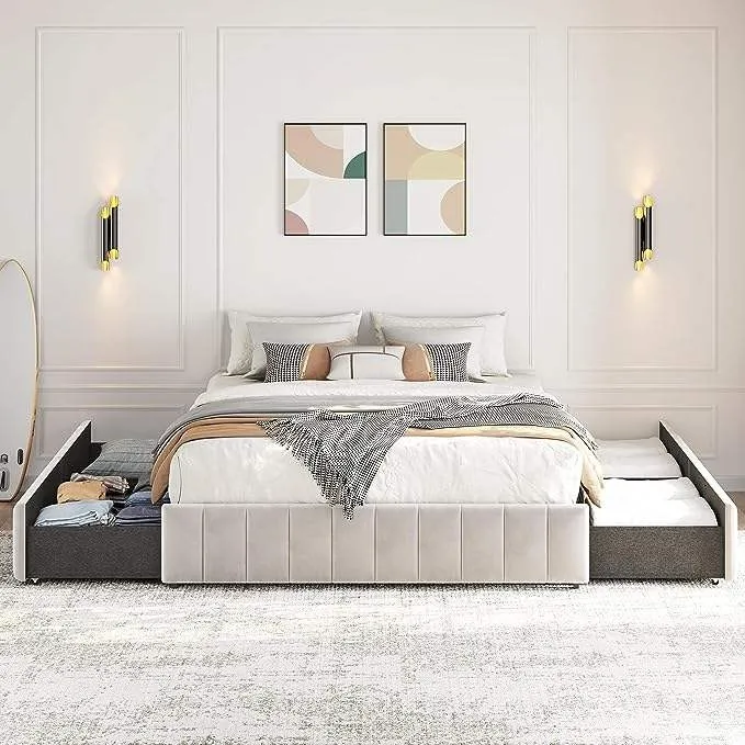 Cama com Gavetas