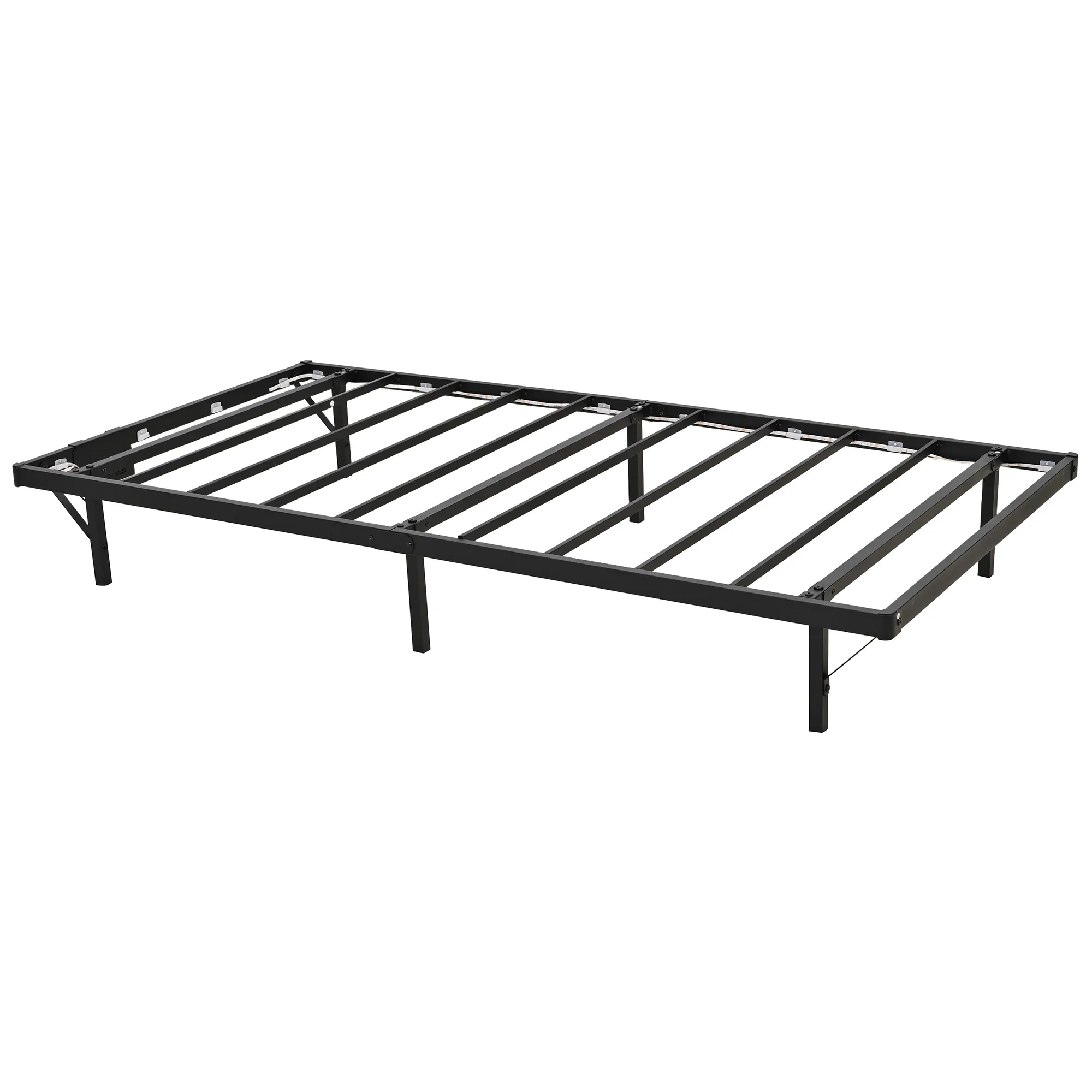Estrutura de Cama de Ferro Única Feita na China, Resistente, Cama de Metal de Alta Resistência para Quarto e Dormitório