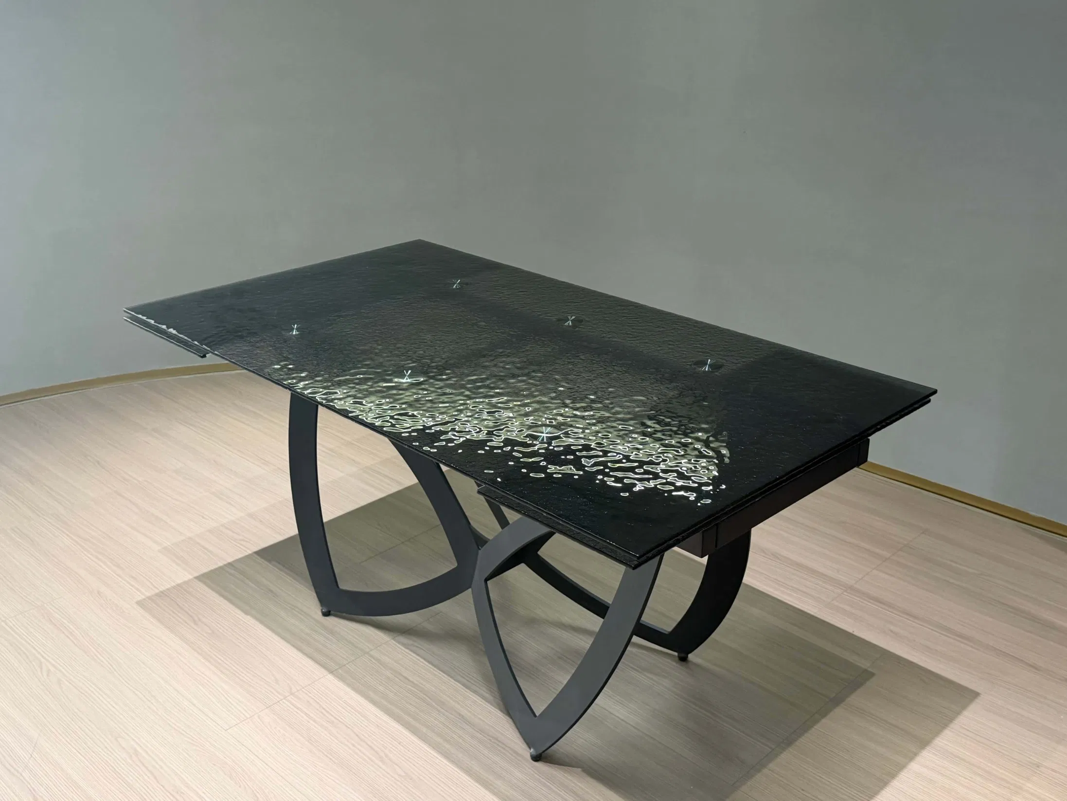 Conjunto de Mesa de Jantar Moderna para 4 6 Pessoas Cozinha Mesa Redonda Extensível Dobrável Móveis para Sala de Estar