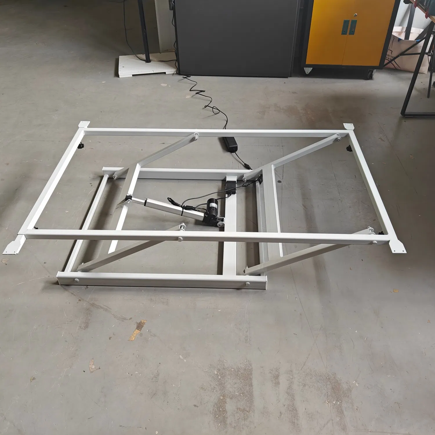 Levantador Elétrico Ajustável de Fábrica com Plataforma de Cama de Altura Flexível para Cama Inteligente de Hotel na Espanha, Fácil de Subir e Descer
