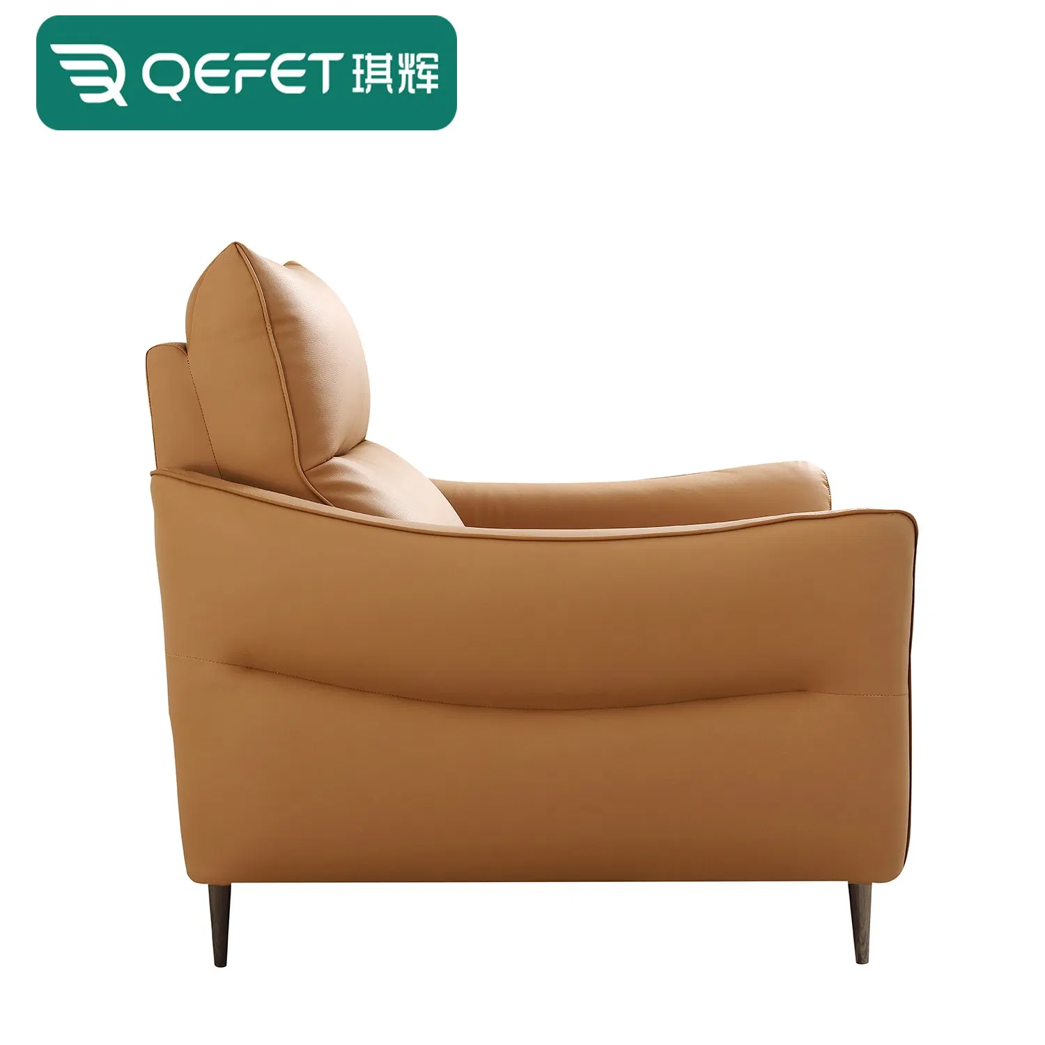 Cadeira Reclinável de Couro Elegante para Espaços de Vida Contemporâneos