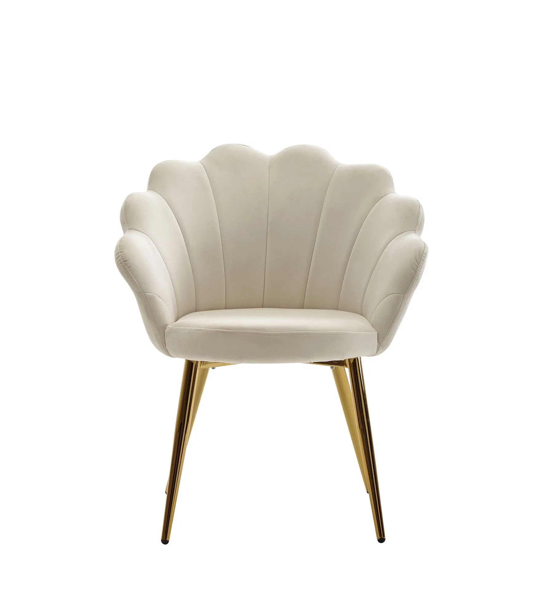 Cadeira de Jantar de Luxo Estofada em Veludo com Costas Macias da Twolf Furniture para Hotel