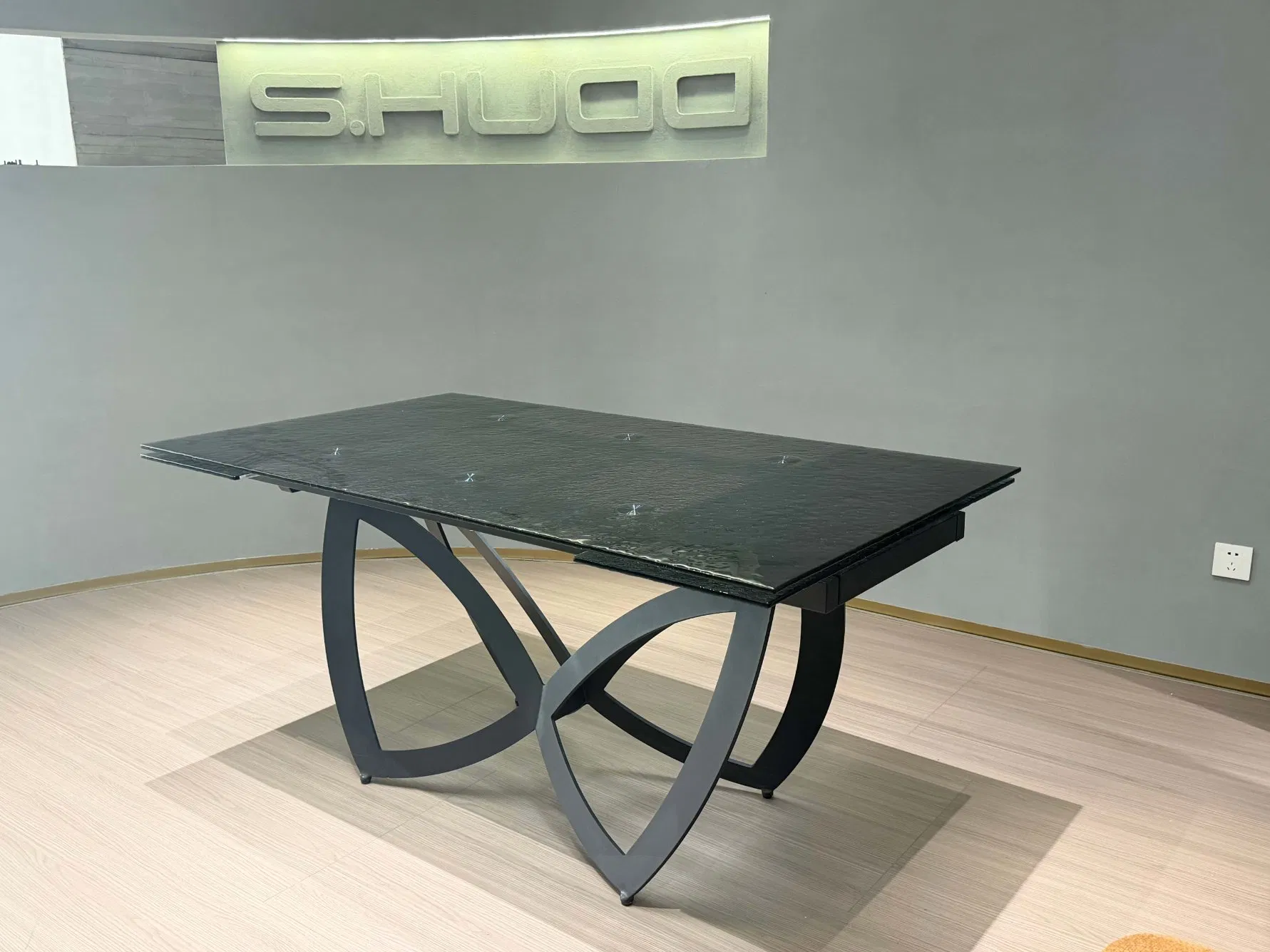 Conjunto de Mesa de Jantar Moderna para 4 6 Pessoas Cozinha Mesa Redonda Extensível Dobrável Móveis para Sala de Estar