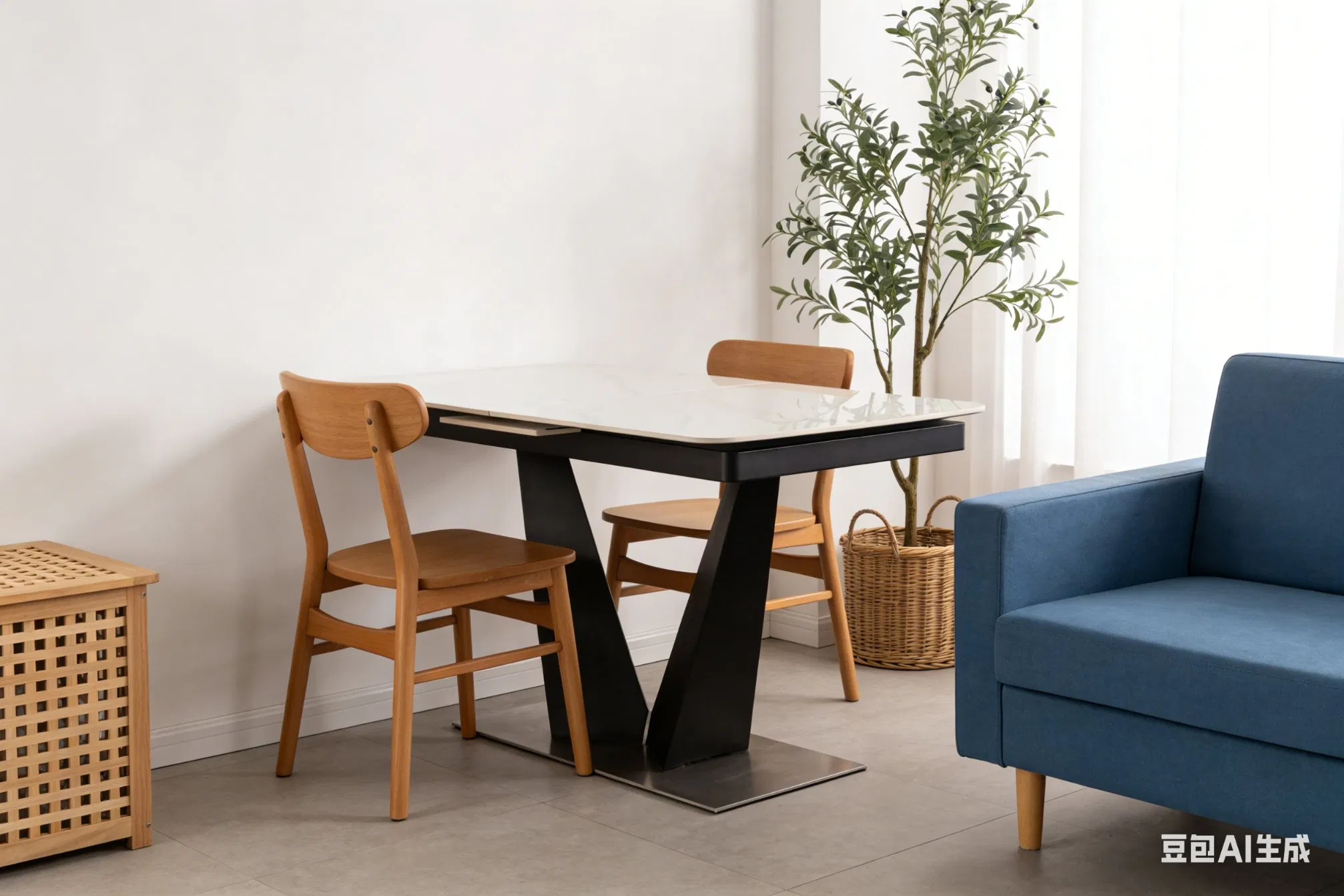 Mesa de Jantar Sinterizada Extensível Vibrante para Lares Modernos