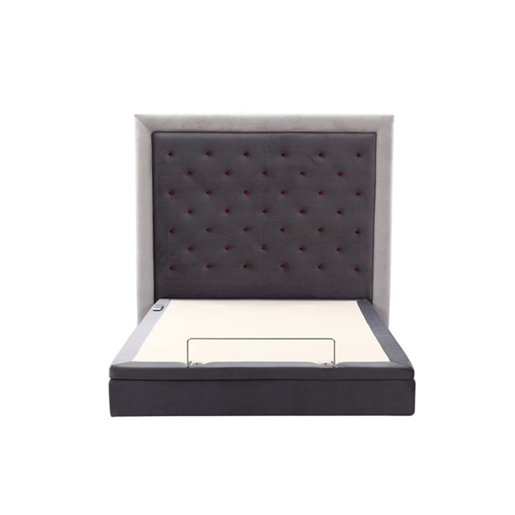 Móveis de Quarto Moderno Cama Ajustável Cama de Massagem Cama de Tamanho King Queen Cama Plataforma Ajustável