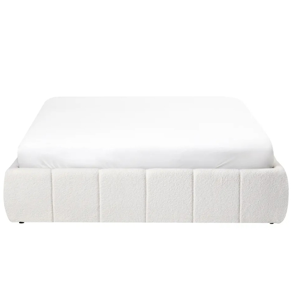 Apartamento Estúdio Espaço Eficiente Cama Estofada Cama de Plataforma Tamanho King com Armazenamento Estrutura de Cama para Colchão Fundação