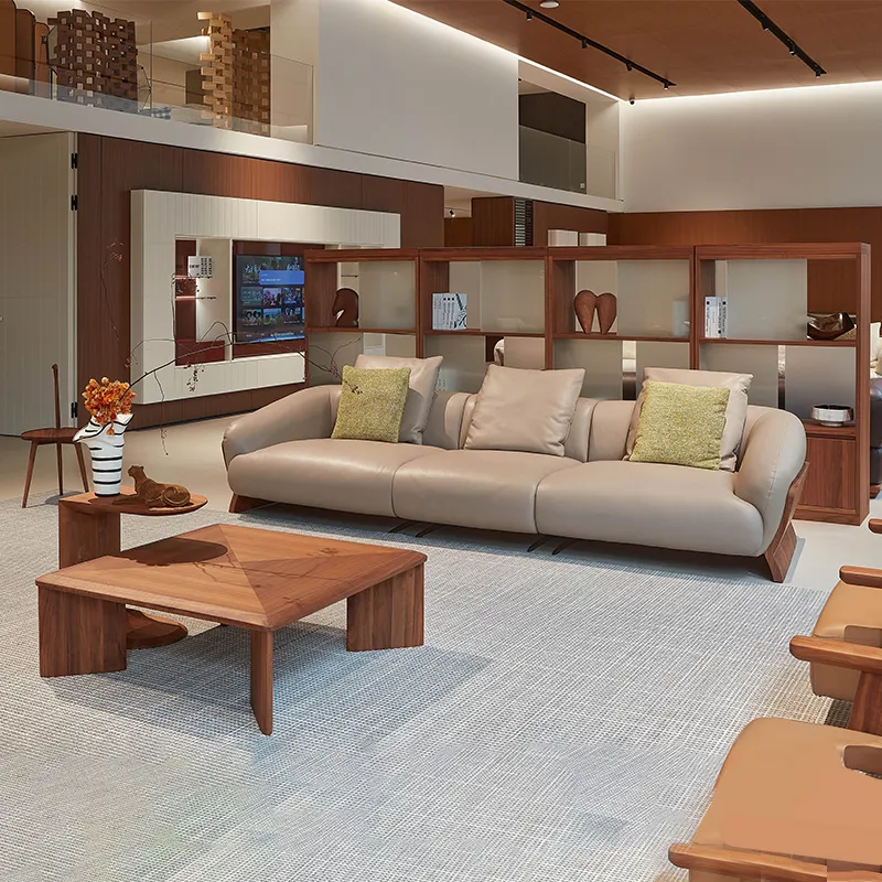 Buffet de Móveis Villa Armário Modular Artesanal Luxuoso de Madeira Armazenamento Aparador para Bar em Casa Jantar