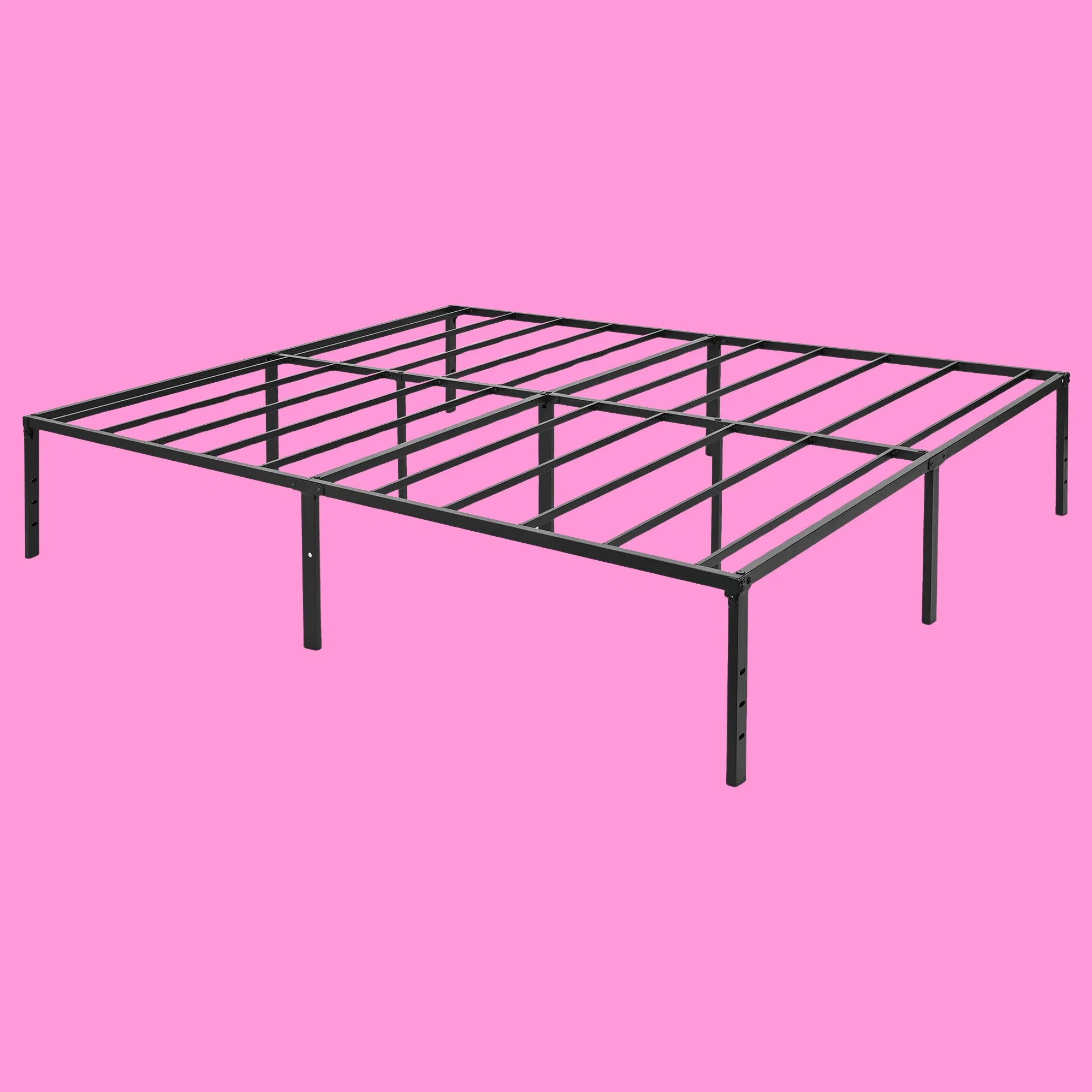 Cama de dia com estrutura de ferro para quarto duplo, moderna, minimalista e que economiza espaço