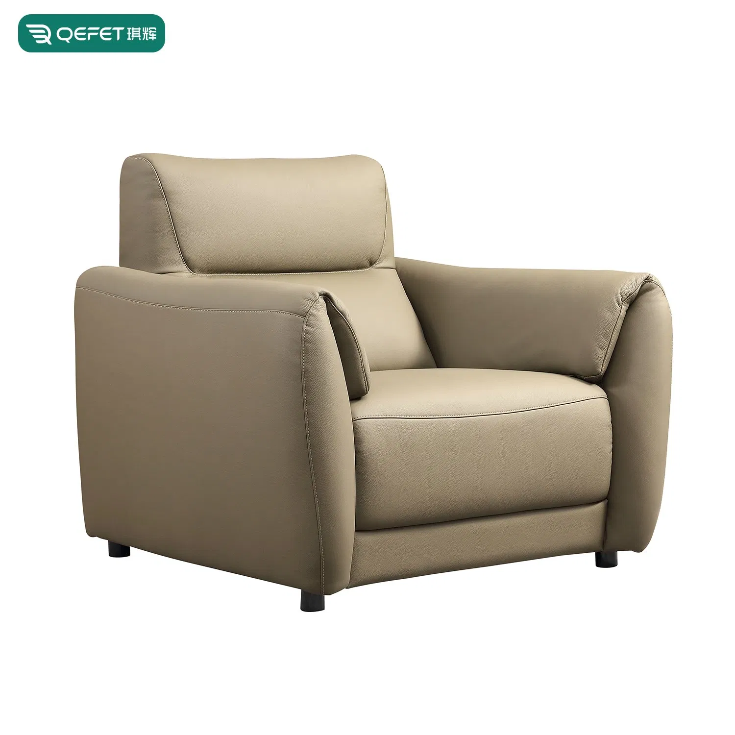 Poltrona de Couro Luxuosa e Chic para Espaços de Sala de Estar Estilosos
