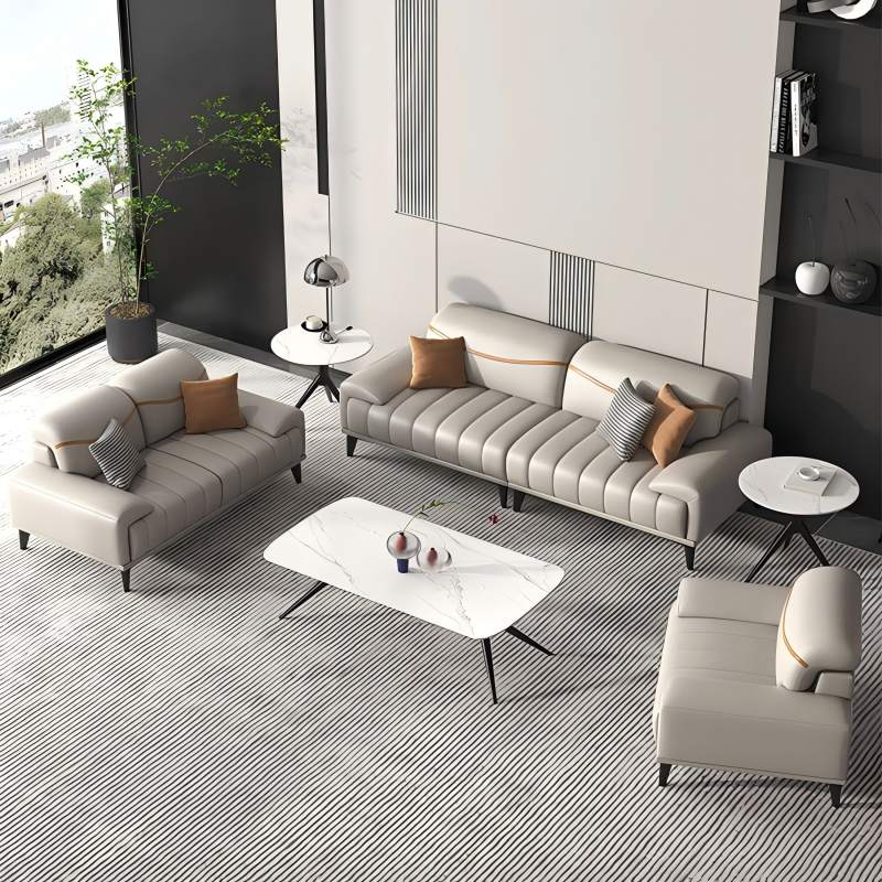 Sofá Liyu Novo Estilo Design Modular Contemporâneo para Escritório Recepção de Negócios Sala de Negociação Conjunto de Sofás Móveis