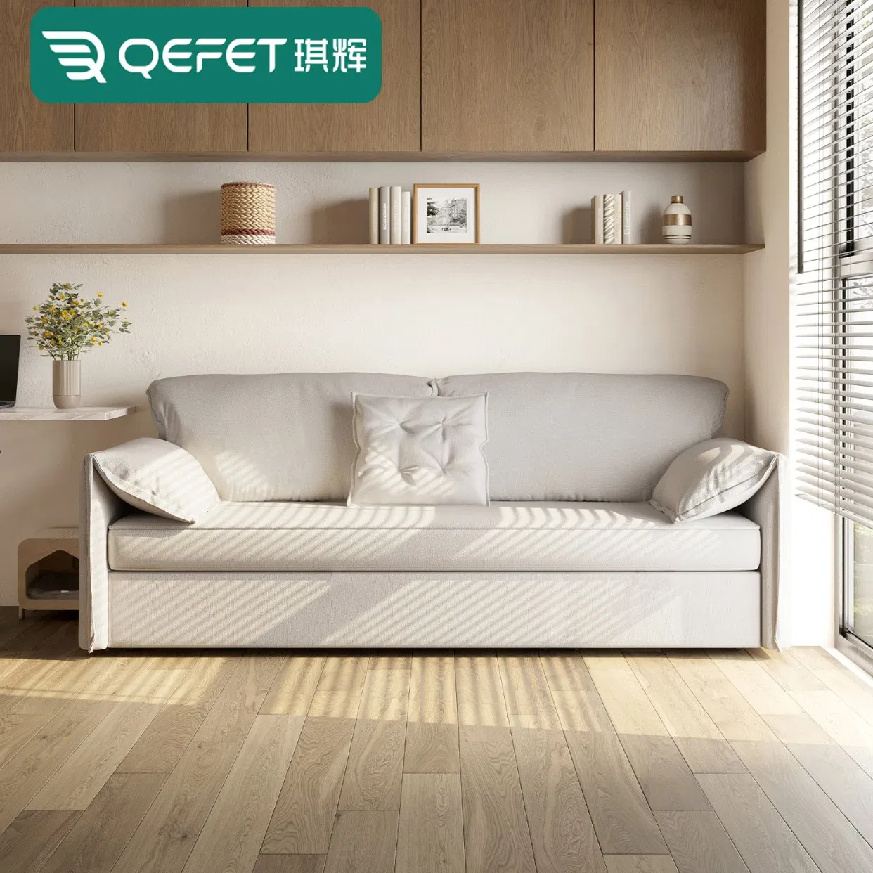 Fábrica de móveis Foshan Atacado Sofá dobra Cama de um Pull Extendable Sofá-cama para a sala de estar - sofá-cama para o sofá-cama