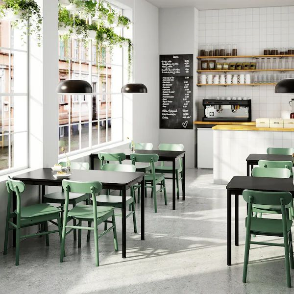 Cadeira de Jantar Minimalista Sem Braços para Restaurante de Hotel