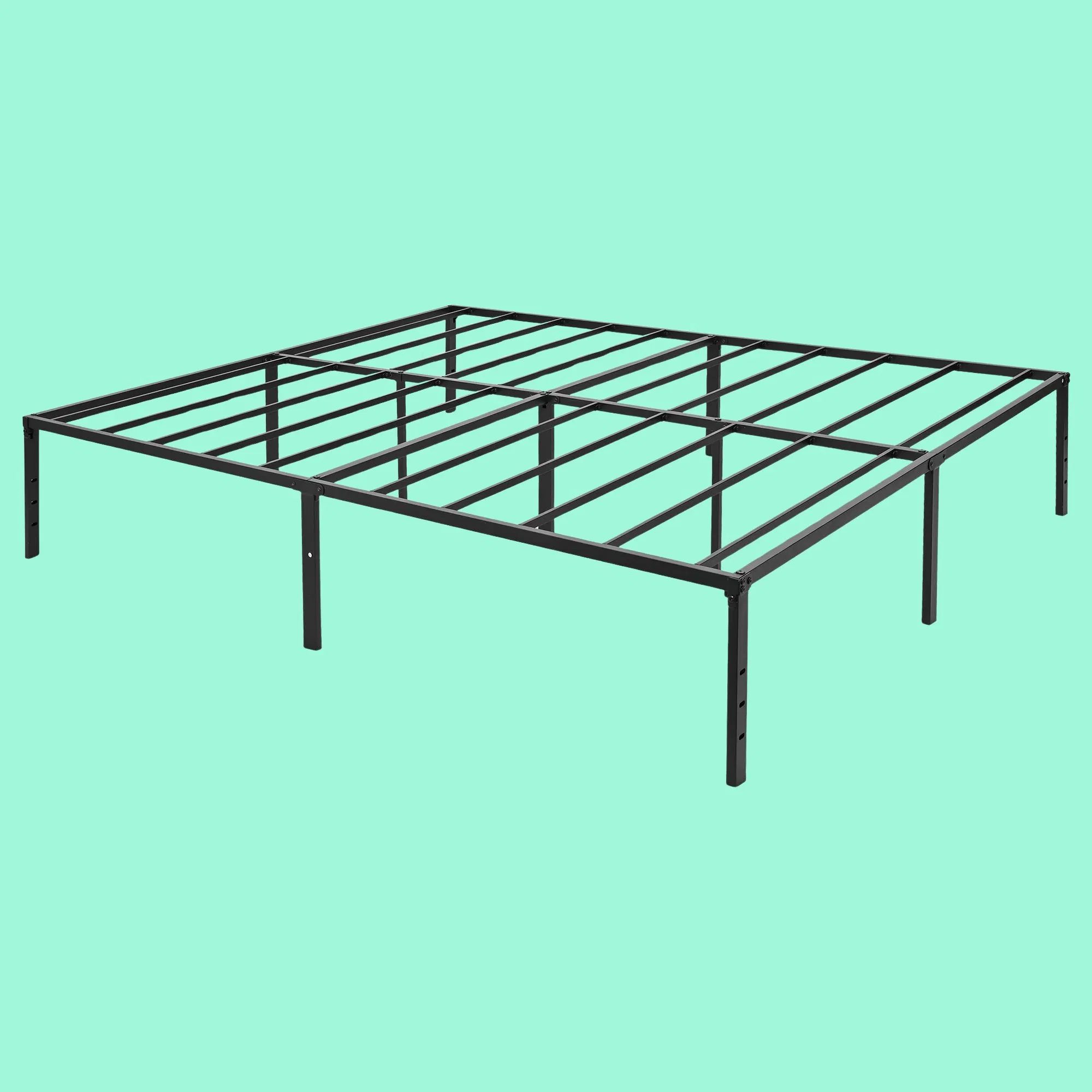 Cama de dia com estrutura de ferro para quarto duplo, moderna, minimalista e que economiza espaço
