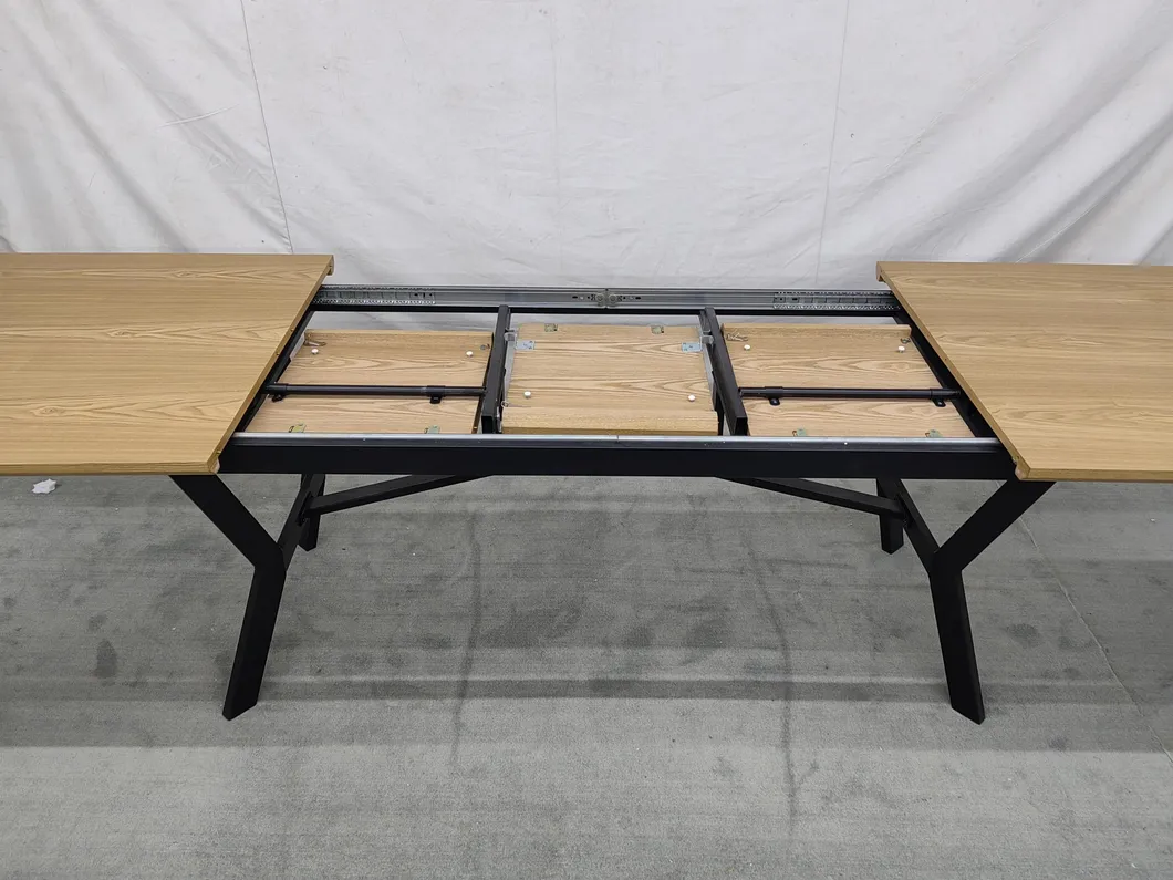 Mesa de Jantar Extensível de Madeira de Luxo