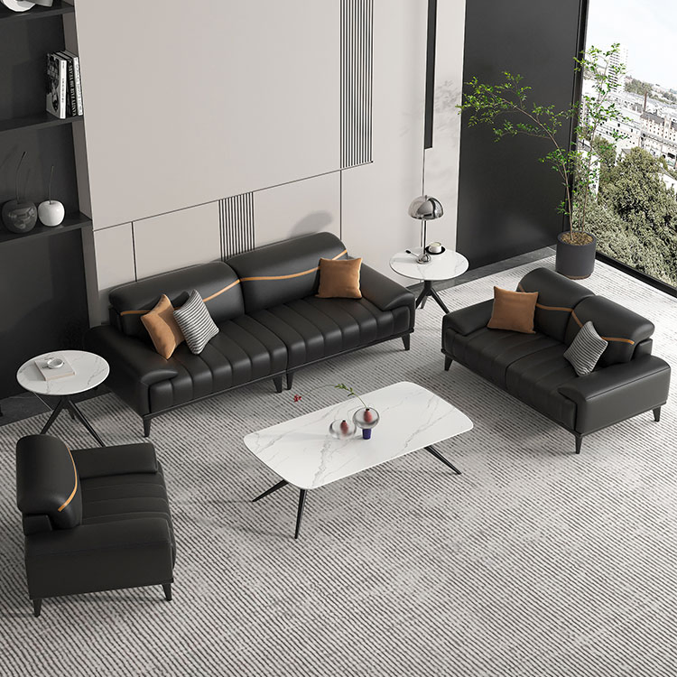 Sofá Liyu Novo Estilo Design Modular Contemporâneo para Escritório Recepção de Negócios Sala de Negociação Conjunto de Sofás Móveis