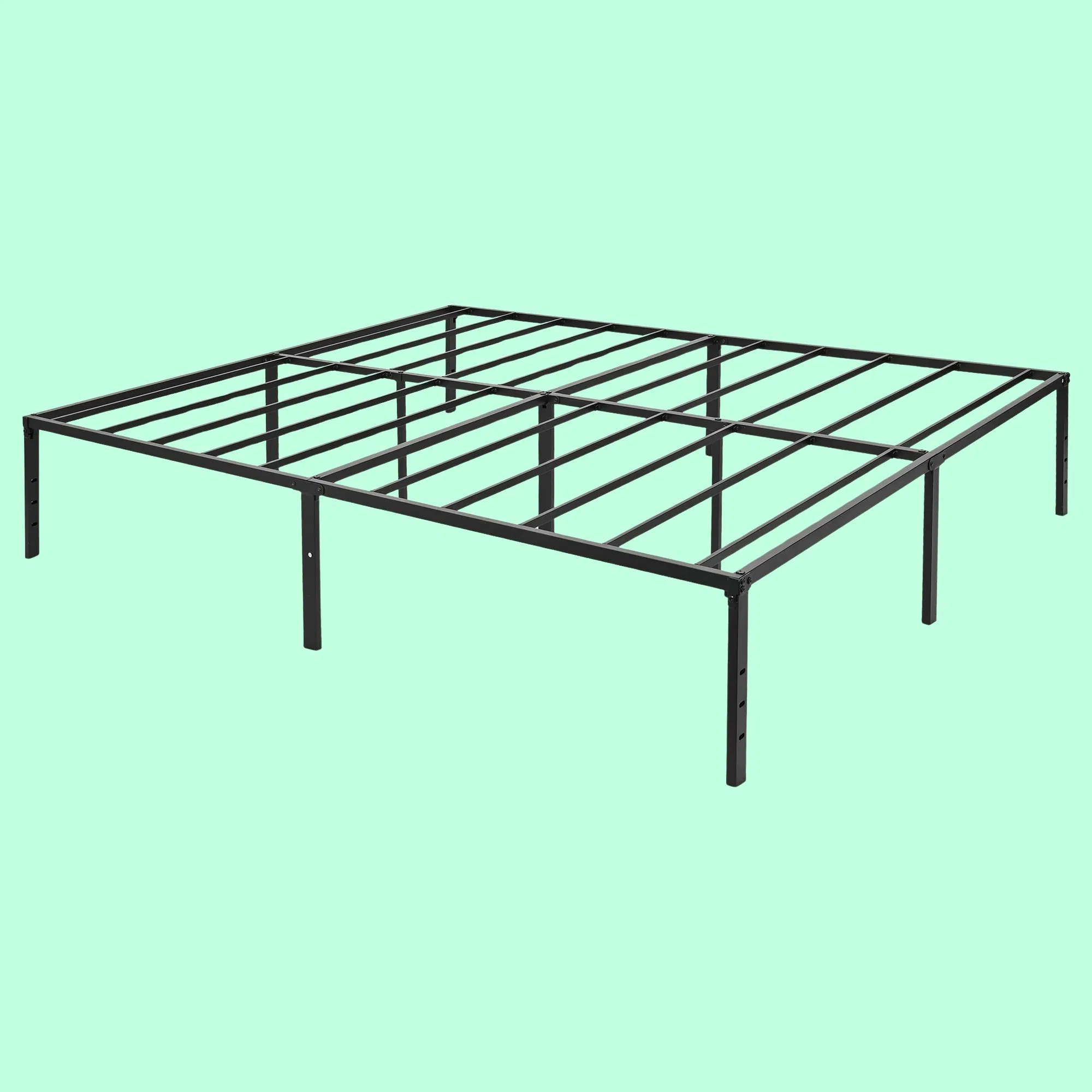 Cama de dia com estrutura de ferro para quarto duplo, moderna, minimalista e que economiza espaço