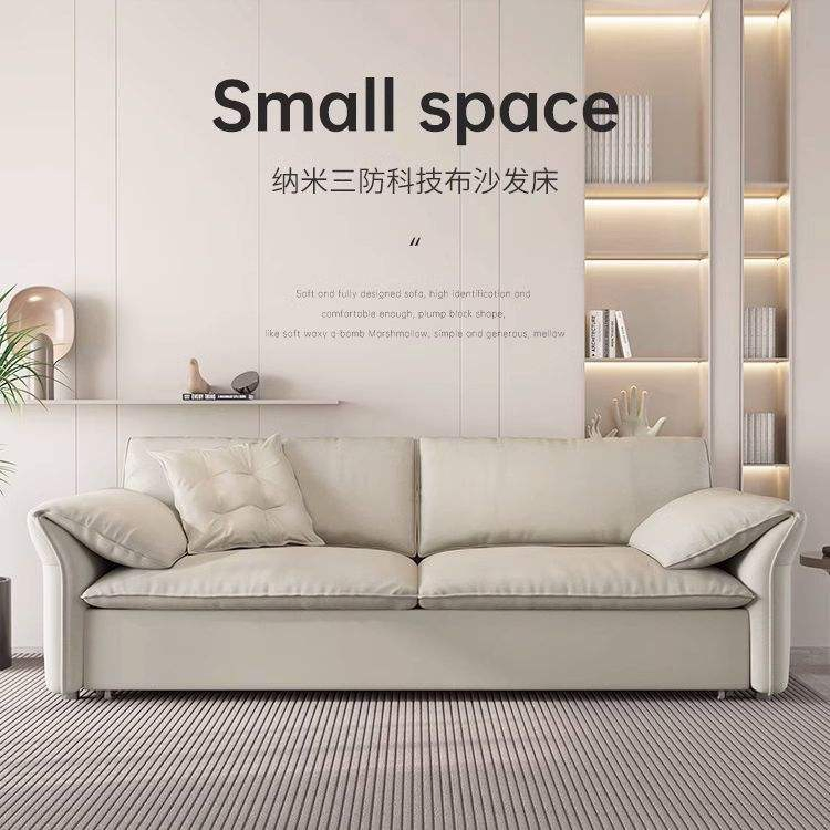 Sofá-cama moderno para sala de estar em promoção com função de armazenamento, sofá-cama dobrável