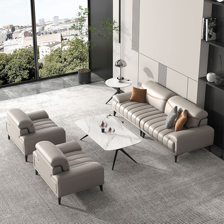 Sofá Liyu Novo Estilo Design Modular Contemporâneo para Escritório Recepção de Negócios Sala de Negociação Conjunto de Sofás Móveis