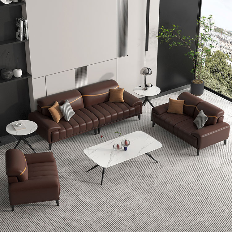 Sofá Liyu Novo Estilo Design Modular Contemporâneo para Escritório Recepção de Negócios Sala de Negociação Conjunto de Sofás Móveis