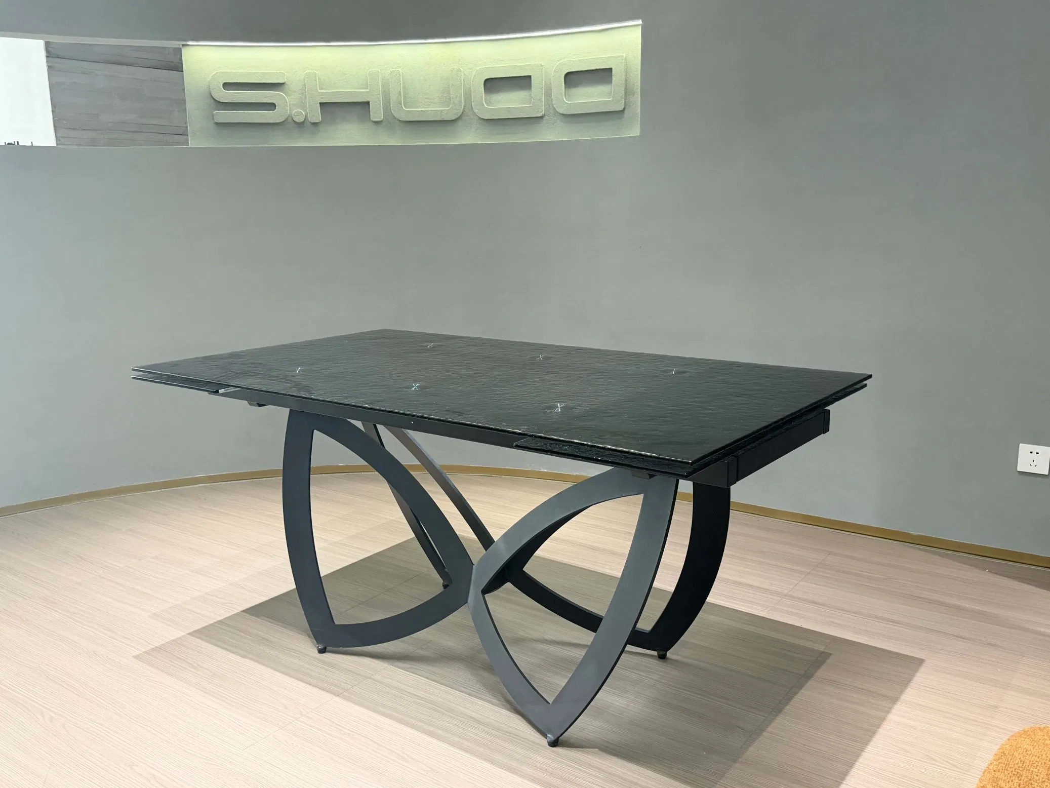 Conjunto de Mesa de Jantar Moderna para 4 6 Pessoas Cozinha Mesa Redonda Extensível Dobrável Móveis para Sala de Estar