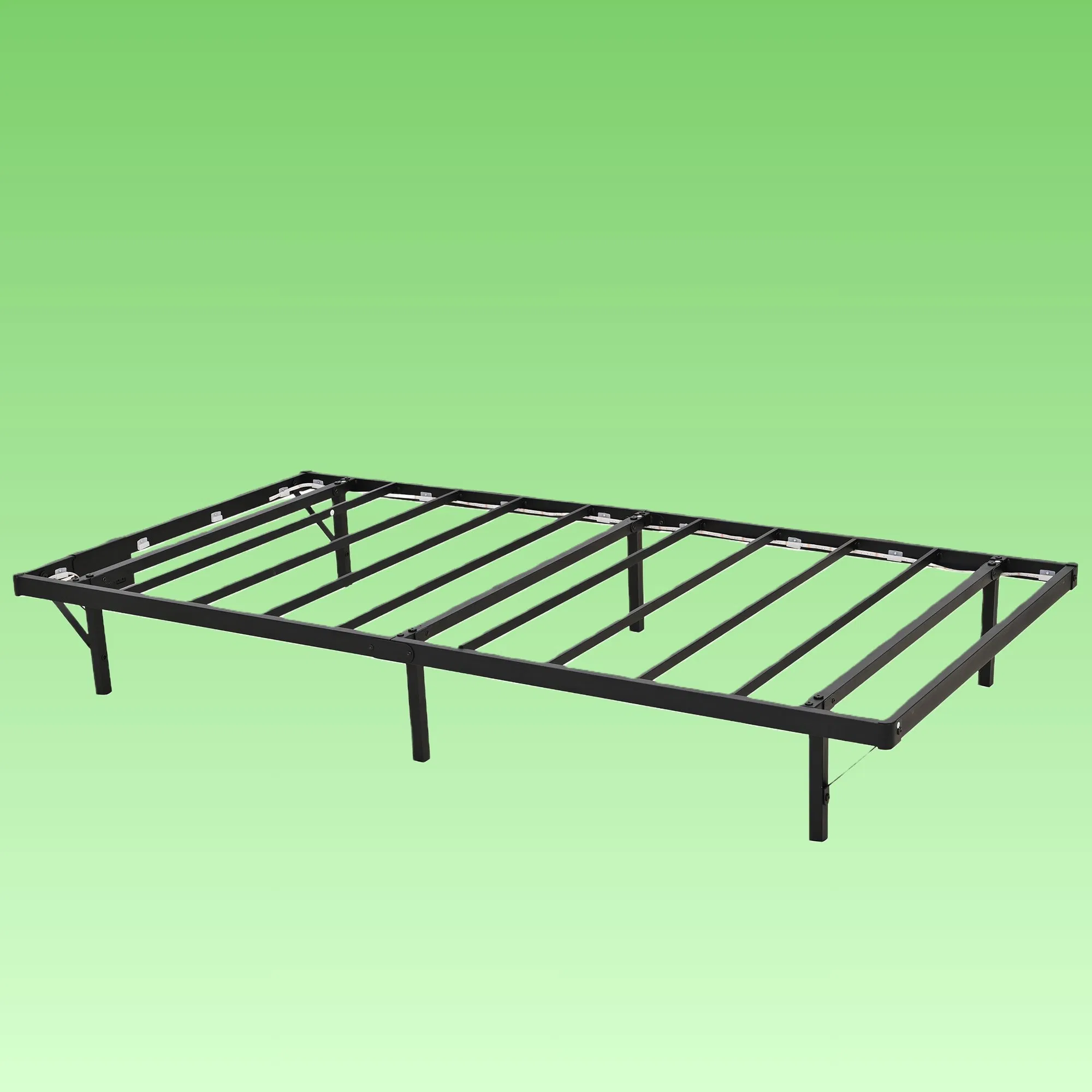 Estrutura de Cama de Ferro Única Feita na China, Resistente, Cama de Metal de Alta Resistência para Quarto e Dormitório