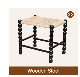 Cadeiras de Jantar Modernas Sem Braços de Rattan Retro
