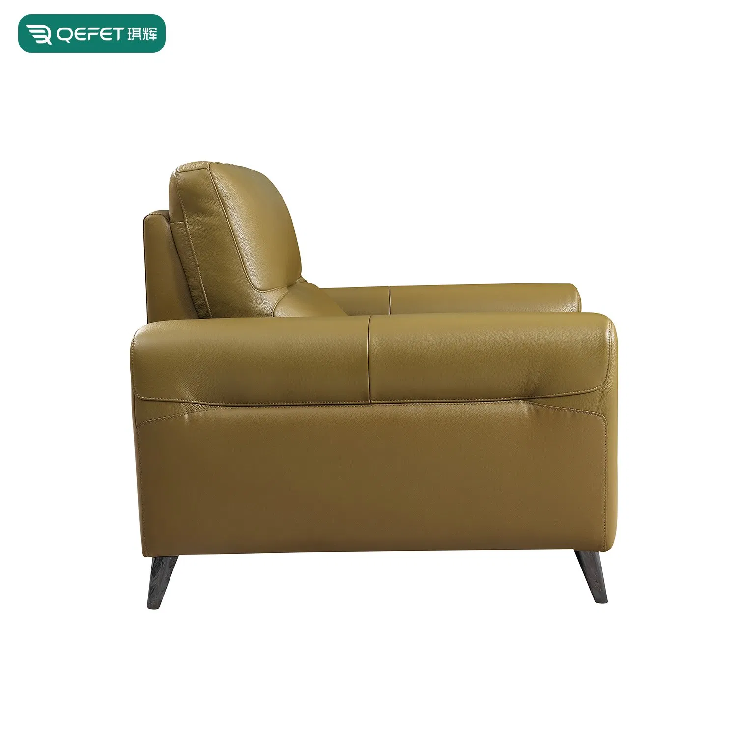 Poltrona Recliner de Couro Marrom Estilosa para Espaços de Estar Aconchegantes