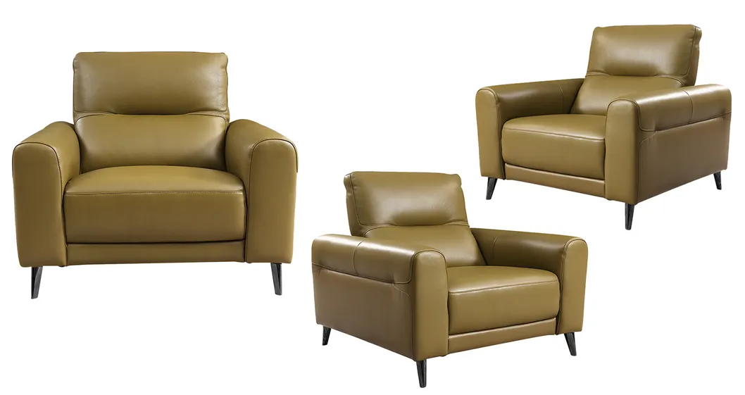 Poltrona Recliner de Couro Marrom Estilosa para Espaços de Estar Aconchegantes