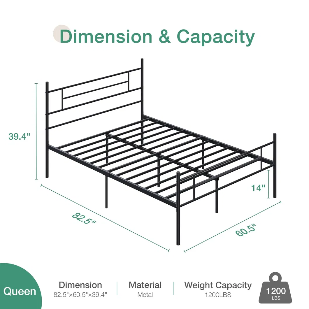Estrutura de Cama de Metal 1