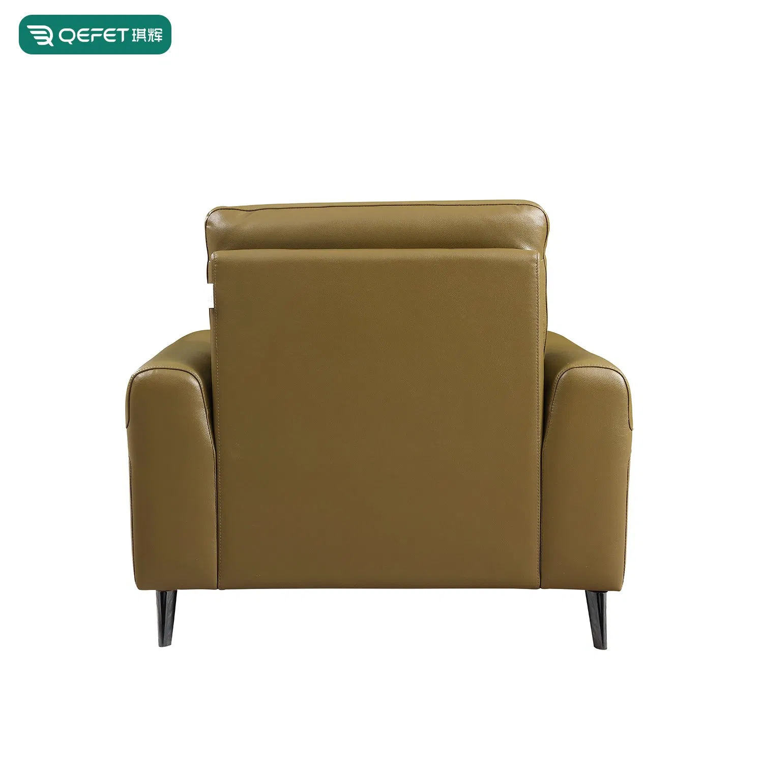 Reclinável de Couro Italiano Premium para Design de Sala de Estar Elegante