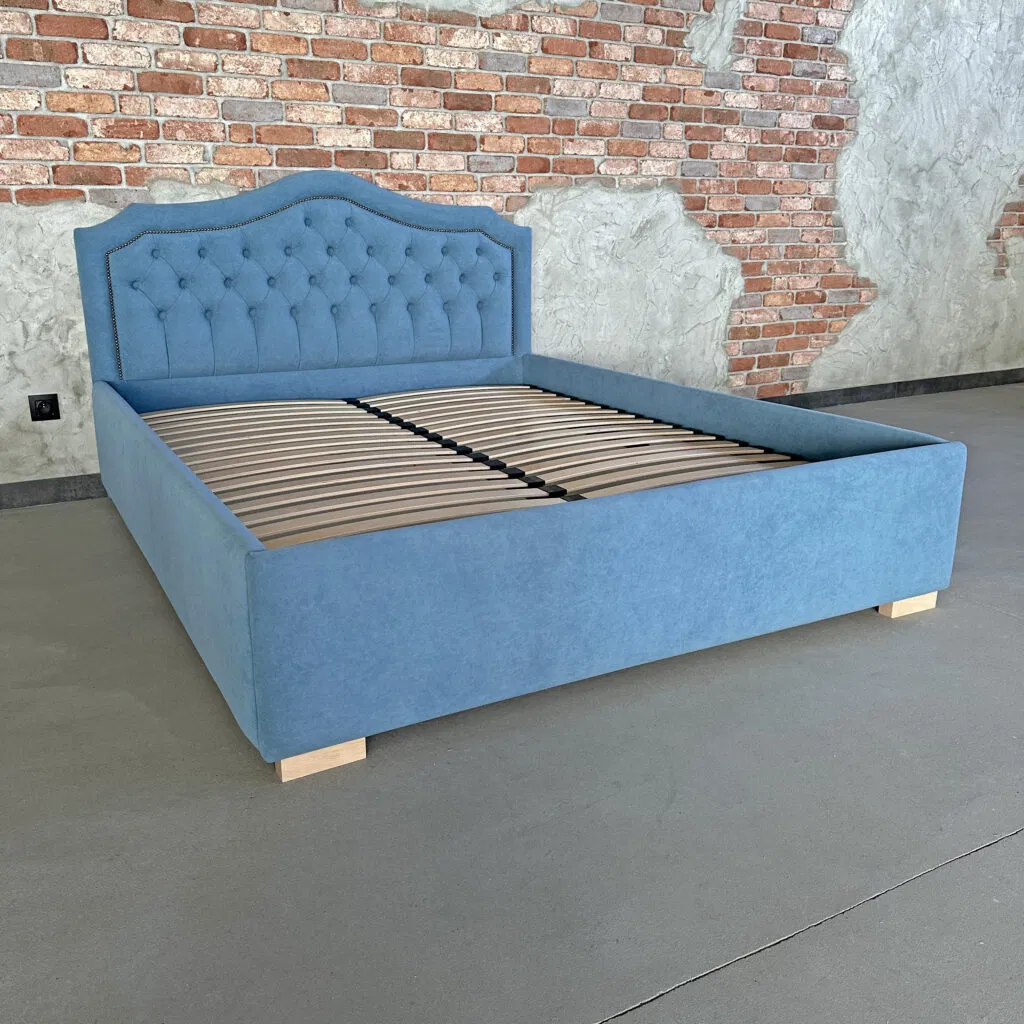 2025 Novo Design Mobiliário de Quarto que Economiza Espaço Cama Queen Size Moderna Estofada em Tecido Cama Dupla Queen King Size Cama com Armazenamento para Sofá na Polônia