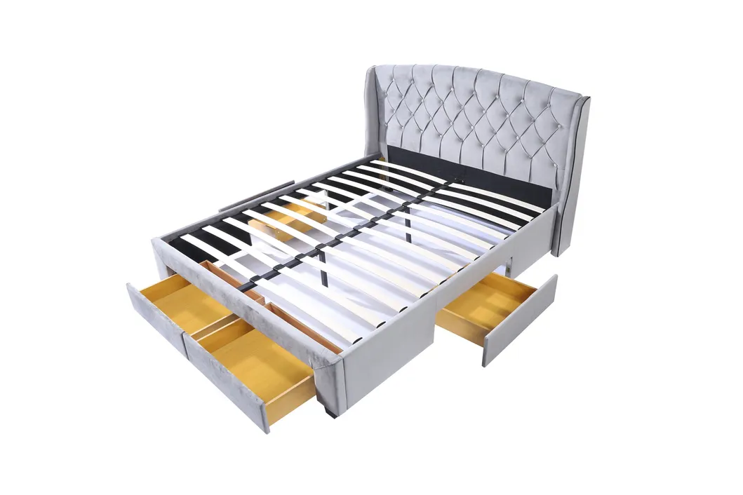 Cama estofada detalhe 1