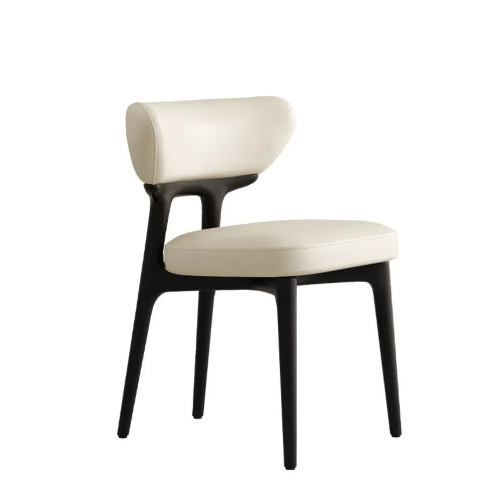 Cadeira de Jantar Estofada de Luxo Artística para Casa de Chá