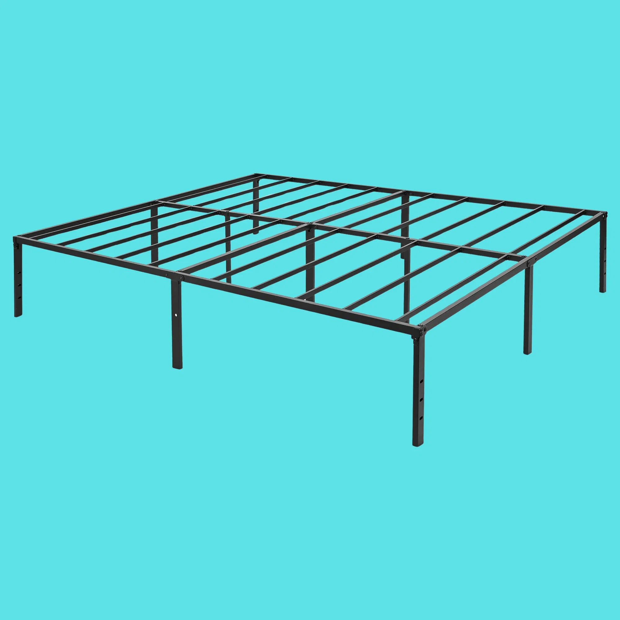 Cama de dia com estrutura de ferro para quarto duplo, moderna, minimalista e que economiza espaço