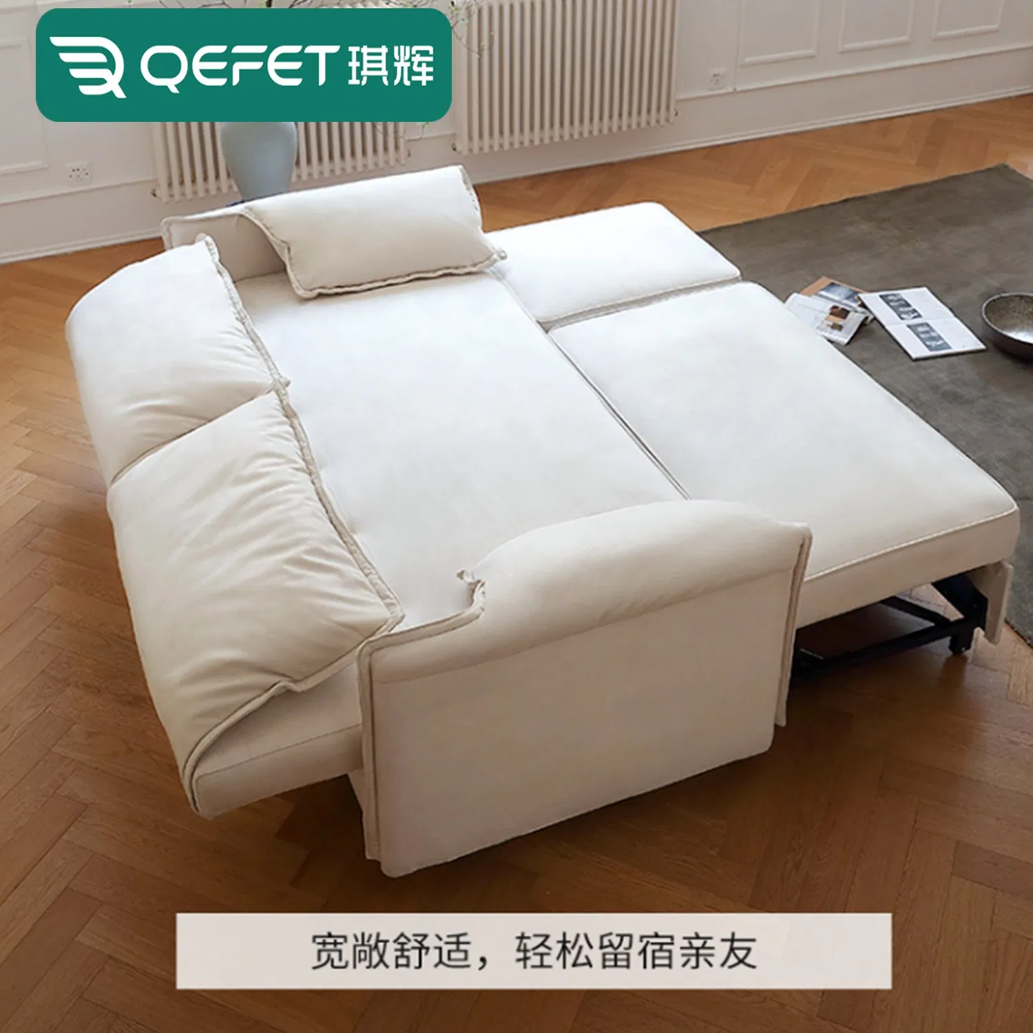 Fábrica de móveis Foshan Atacado Sofá dobra Cama de um Pull Extendable Sofá-cama para a sala de estar - sofá-cama para o sofá-cama